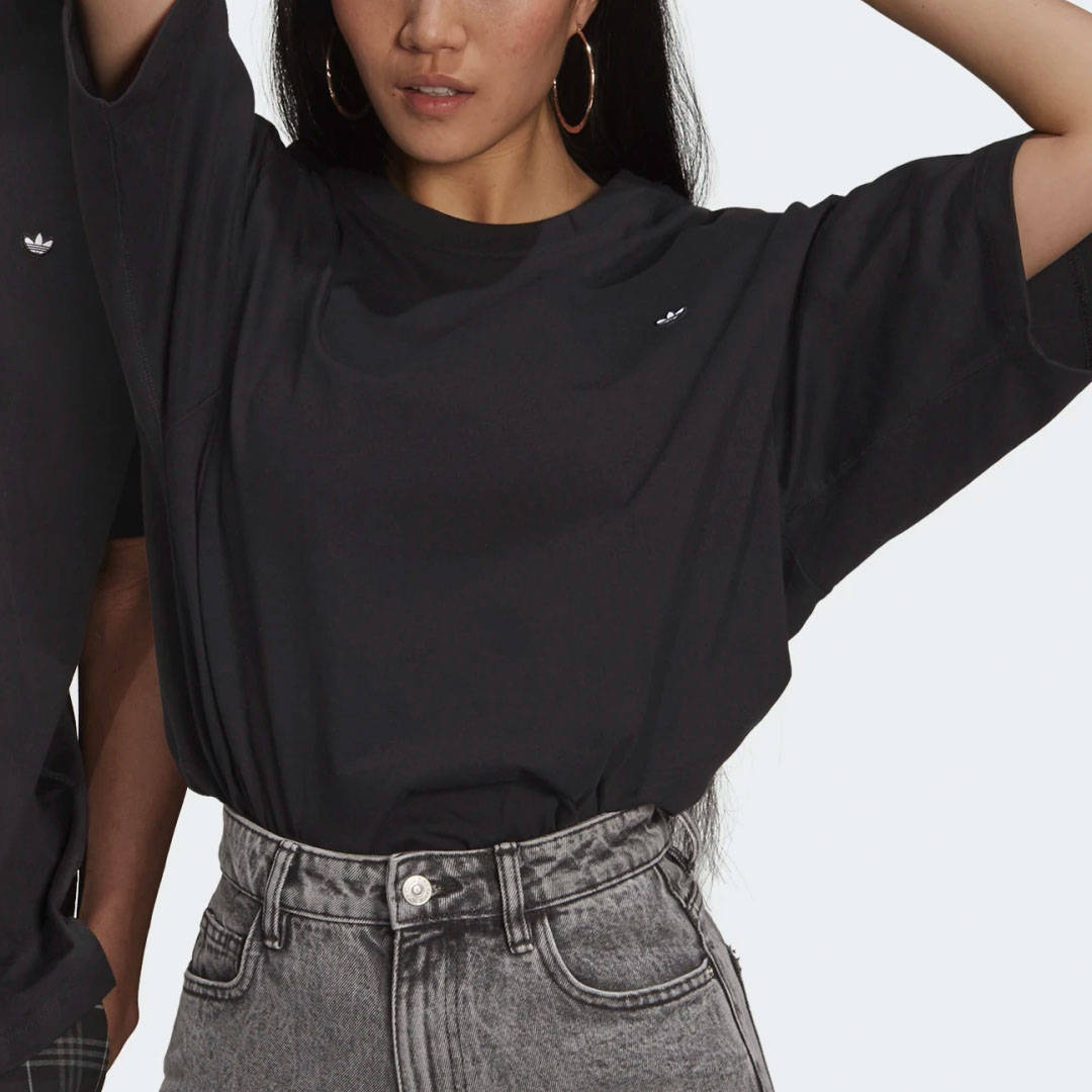 adicolor premium T-shirt black oversized sale