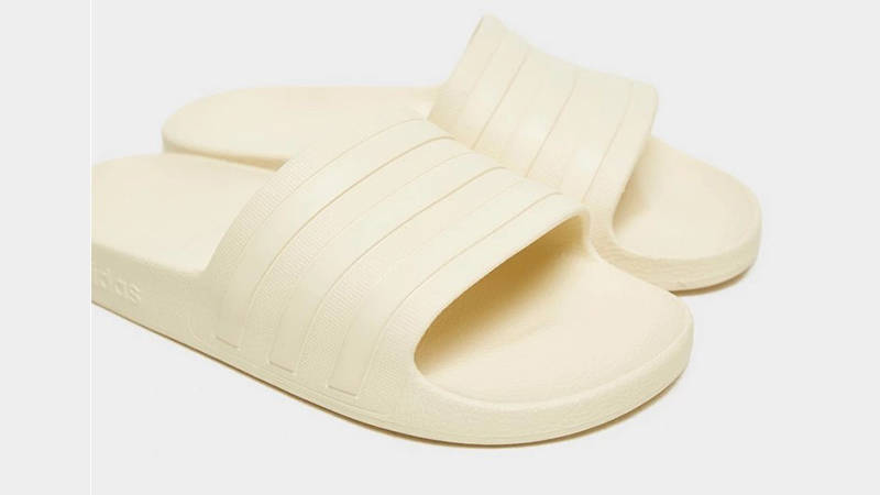 adidas Adilette Aqua Slides White