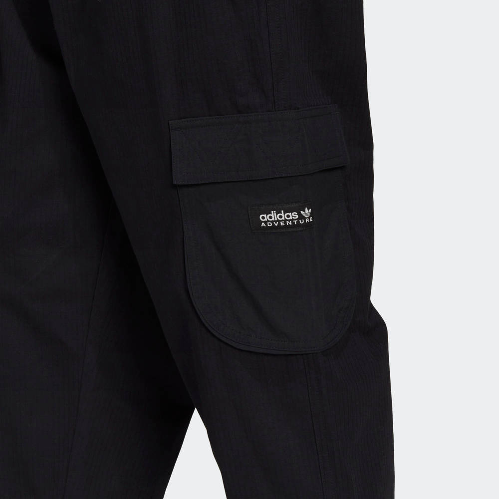 adidas Adventure Cargo Tracksuit Bottoms - Black | The Sole Supplier