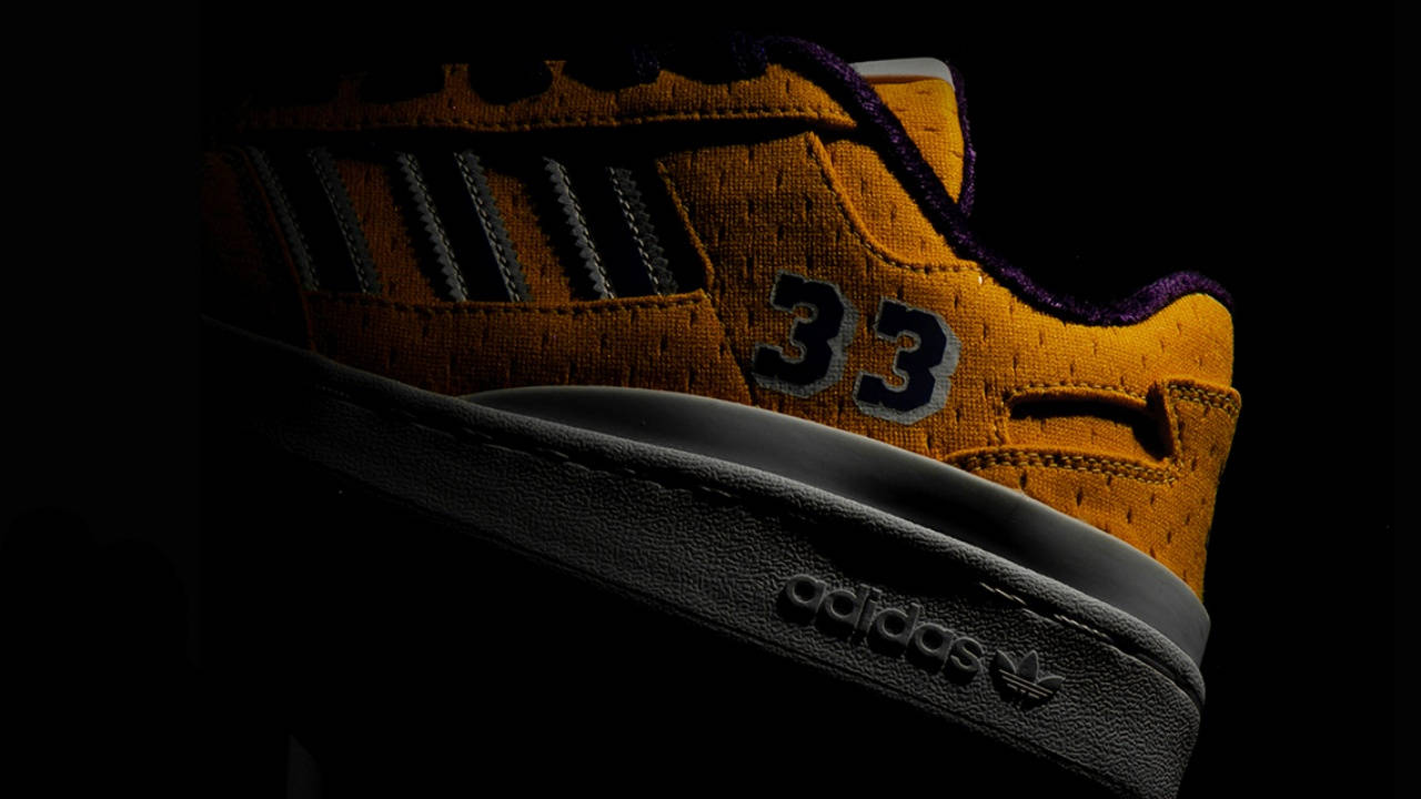 adidas forum low laker kareem abdul jabbar 3