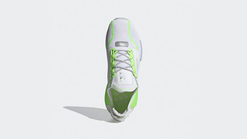 adidas NMD R1 V2 White Signal Green GX0538 middle