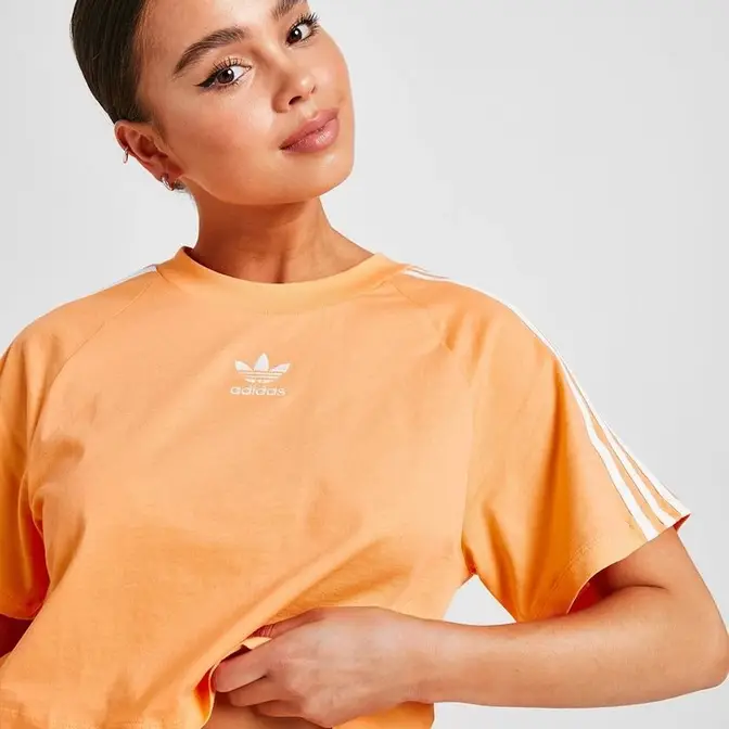 adidas Originals 3 Stripes Essential Crop T Shirt Where To Buy The Sole Supplier