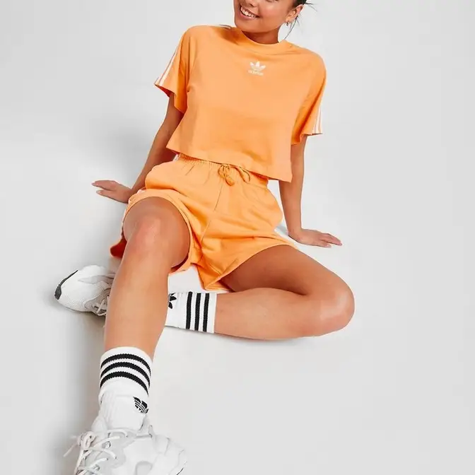 Orange t shirt adidas deals