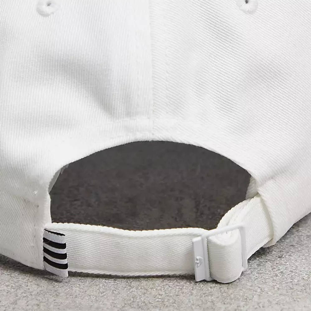 adidas Originals Classic Trefoil Baseball Cap White Detail