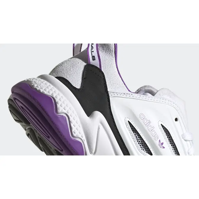 adidas Lightning Ozweego Celox White Active Purple Closeup