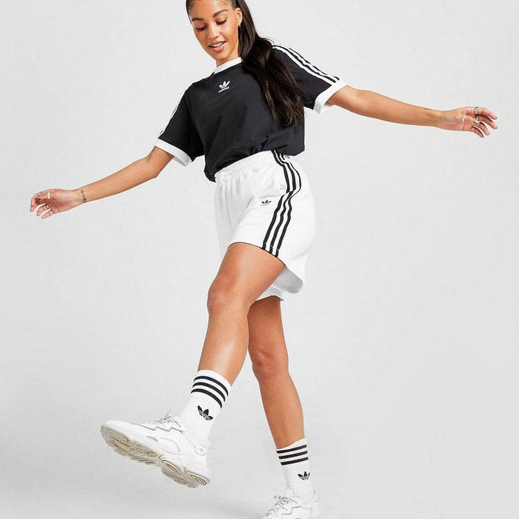 adidas shorts white black
