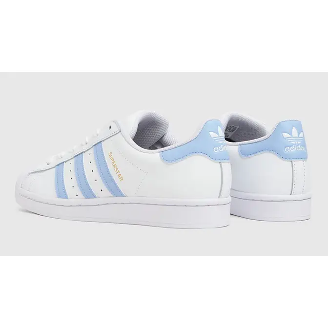 Light blue 2024 adidas superstar mens