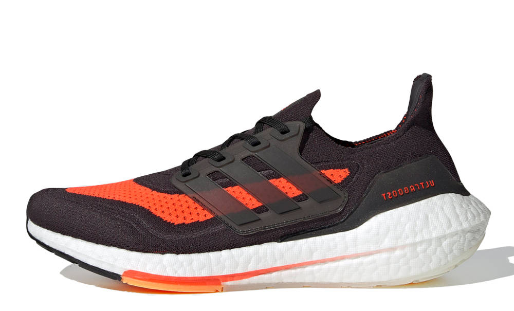 adidas Ultra Boost 21 Carbon Solar Red