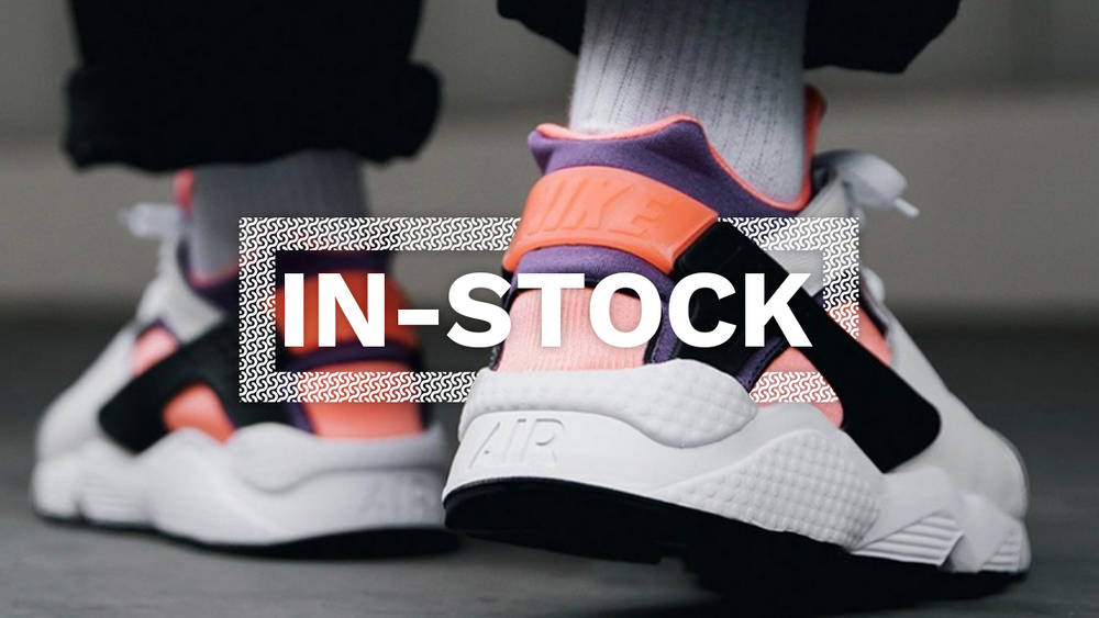 Image via Footpatrol air huarahce bright mango
