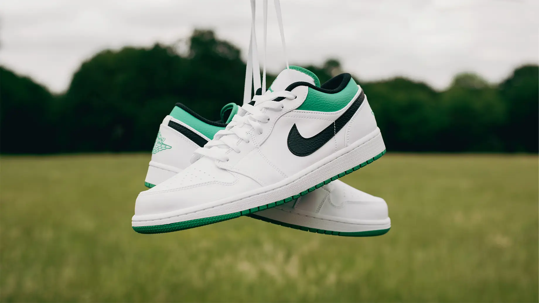 Elevate Your Summer Rotation with the Air Jordan 1 Low Lucky Green White The Sole Supplier