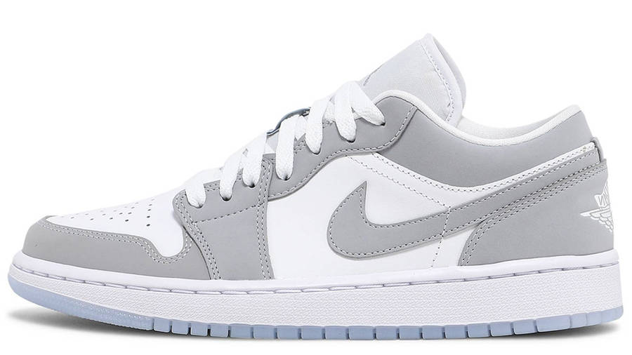 AIR JORDAN 1 GRAY MID NIKE WHITE WOLF 正規品質保証