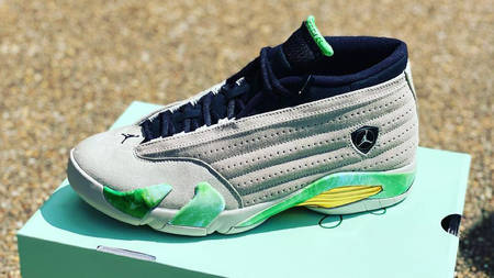 The Aleali May x Air Jordan 14 Low "Light Sand" Gets Unveiled The Aleali May x Air Jordan 14 Low "Light Sand" Gets Unveiled