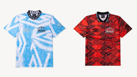 Aries x Umbro Hit the Back of the Net With This Football Inspired Collab Aries x Umbro Hit the Back of the Net With This Football Inspired Collab