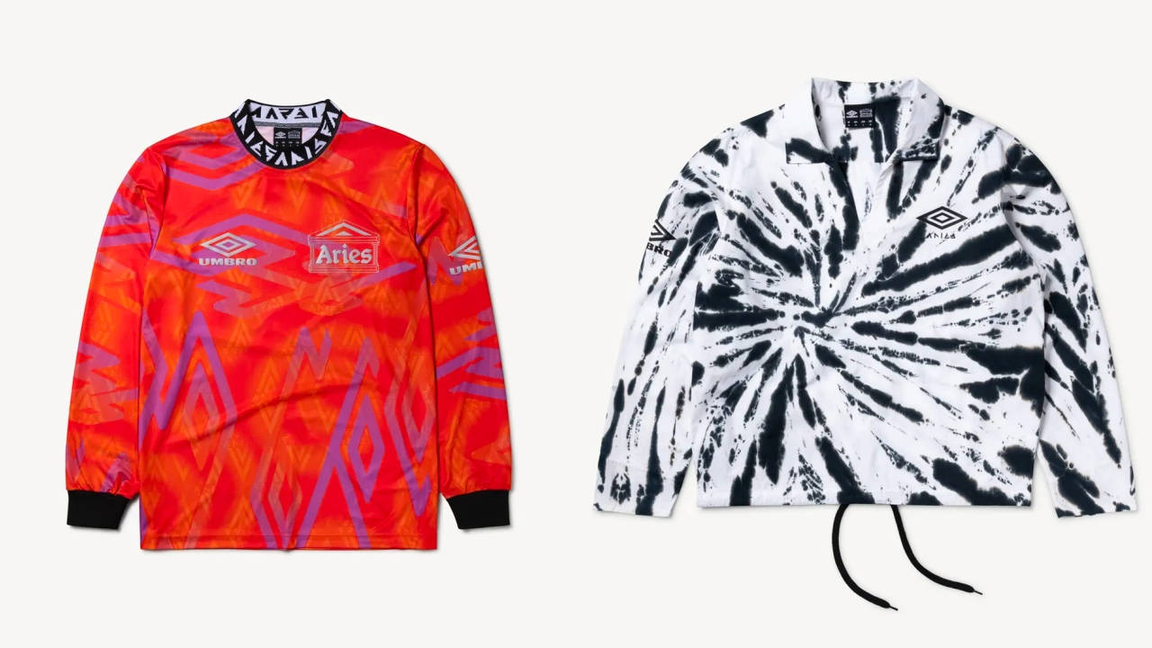 Aries x Umbro Hit the Back of the Net With This Football Inspired Collab