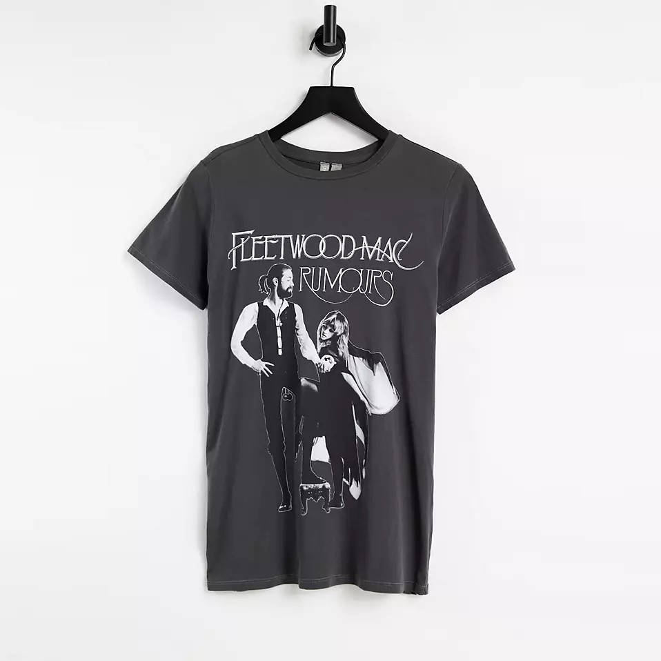 ASOS DESIGN Oversized Fleetwood Mac Band Print T-Shirt