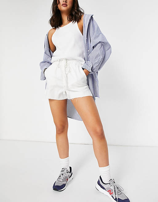ASOS DESIGN White Denim Coord