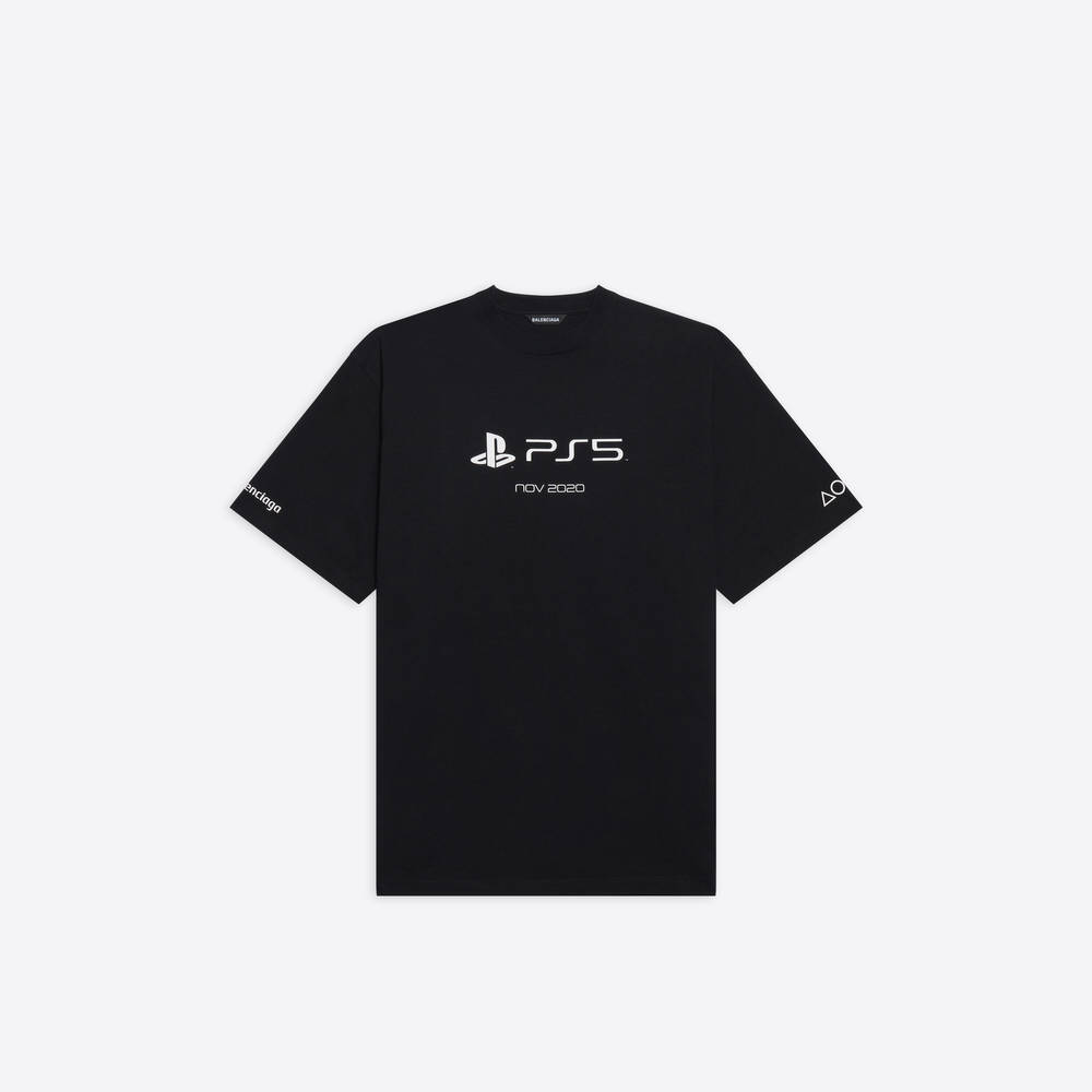 Balenciaga Playstation Boxy T-Shirt Black
