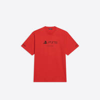 Balenciaga Playstation Boxy T-Shirt Red