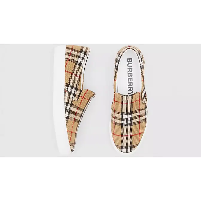 Slip on clearance burberry