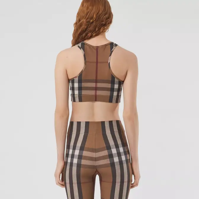 Burberry print crop store top