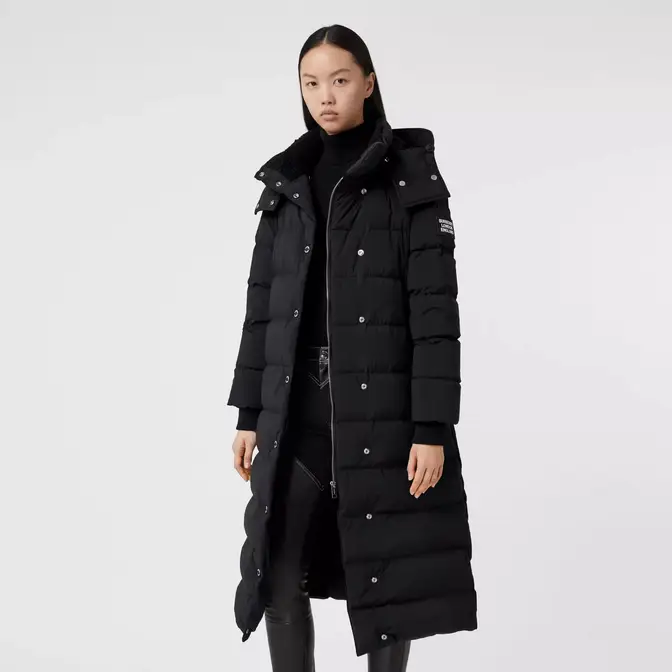 Burberry belted store puffer coat