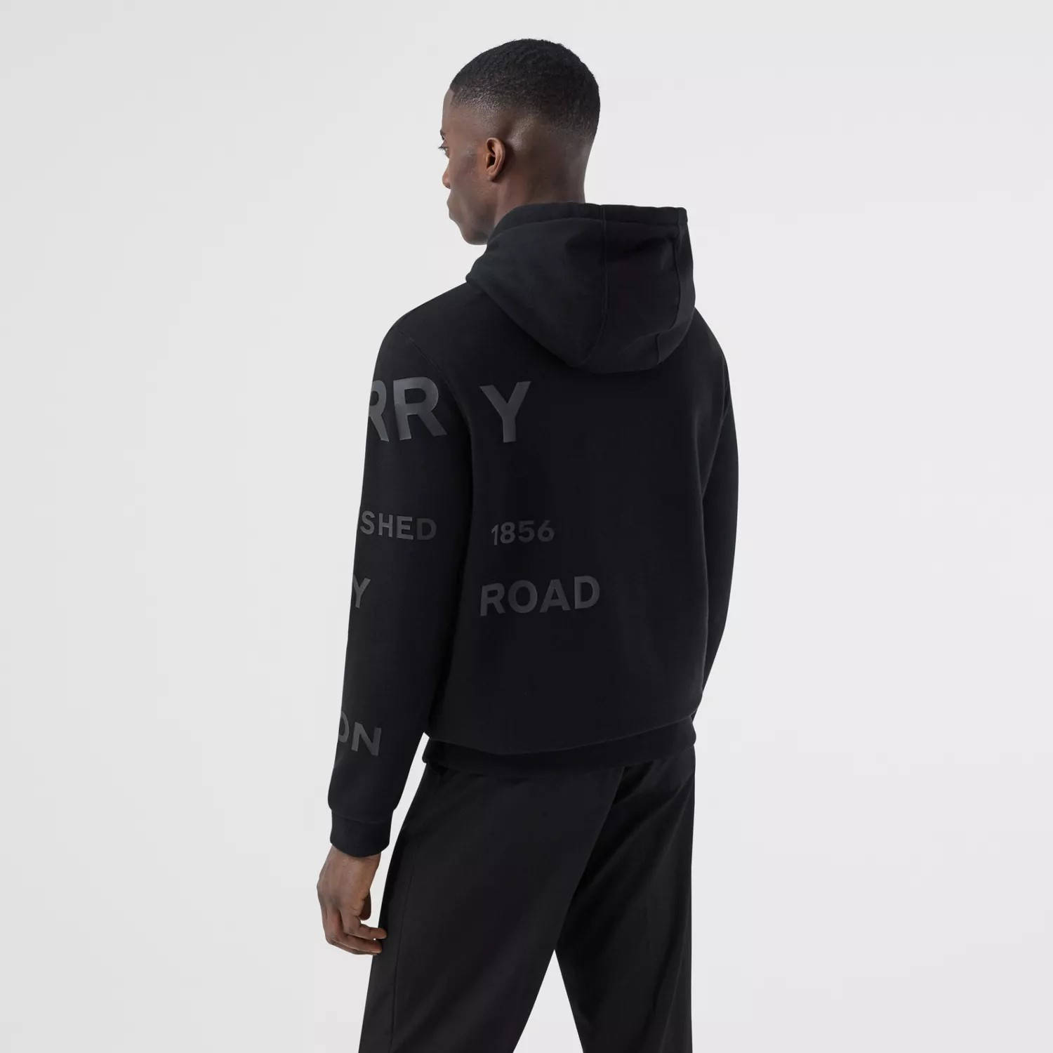 Burberry hoodie back logo best sale