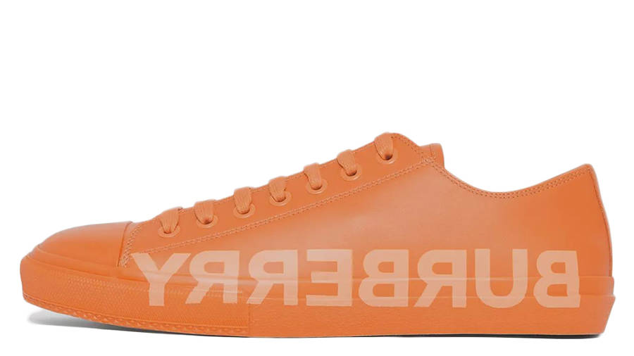 burberry orange shoes