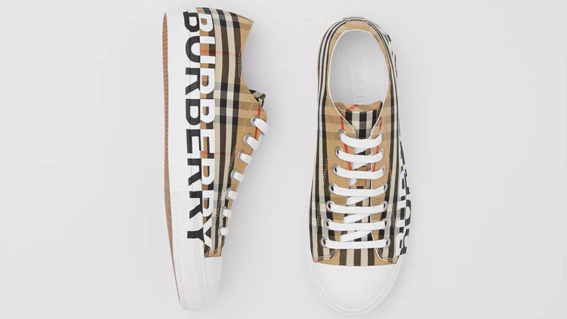 Burberry Logo Print Vintage Check Archive Beige 80241491 middle