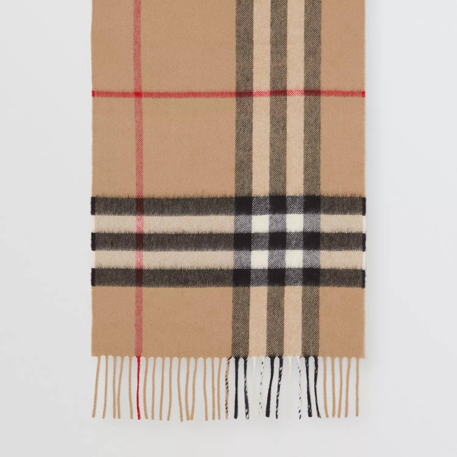 BURBERRY CHECK CASHMERE SCARF – Baltini