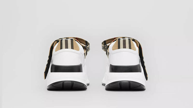 Burberry Vintage Check Logo Detail Beige White 80240521 back