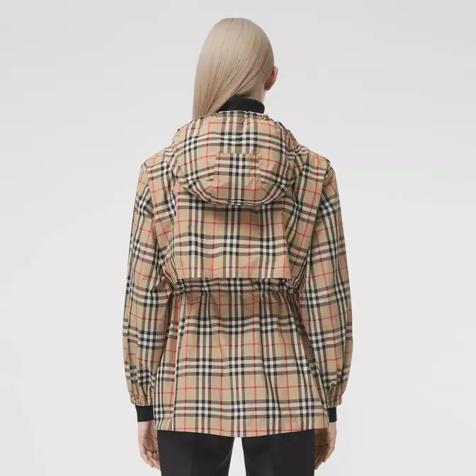 Burberry Vintage Check Recycled Polyester Hooded Jacket | Where To 