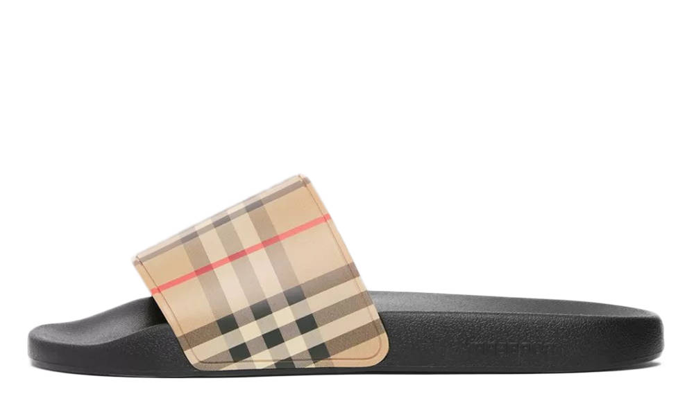 Burberry Vintage Check Slides Archive Beige
