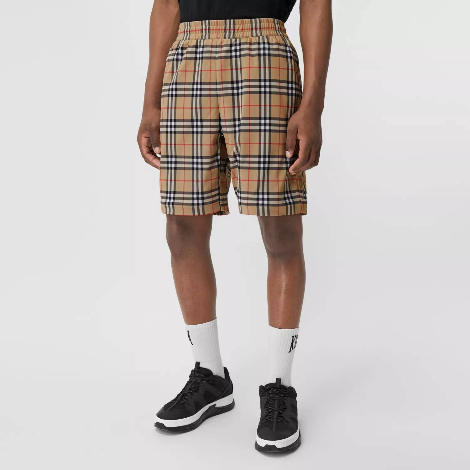 Burberry Vintage Check Technical Twill Shorts, Where To Buy, 80264691