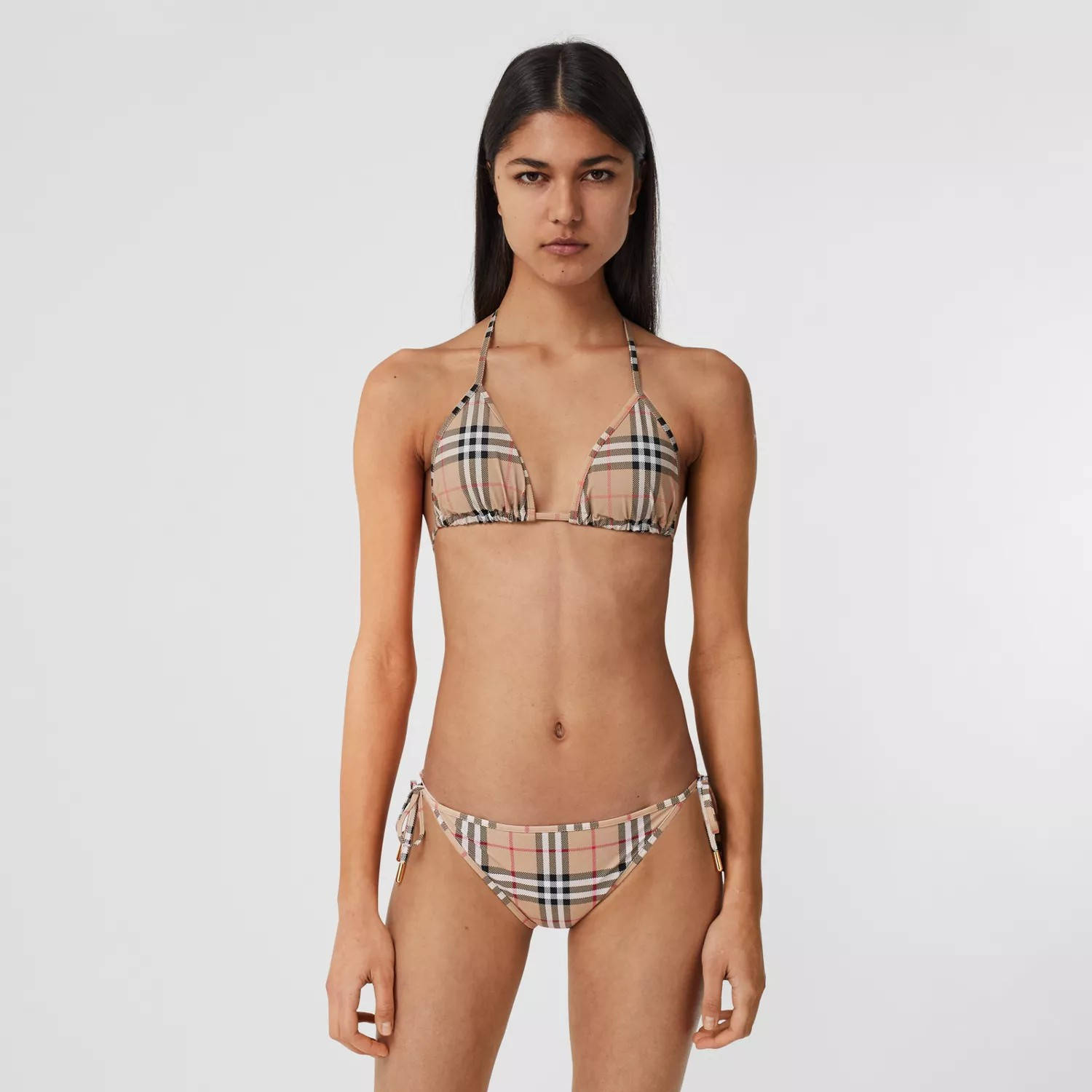 Burberry Vintage Check Triangle Bikini Where To Buy 80090081