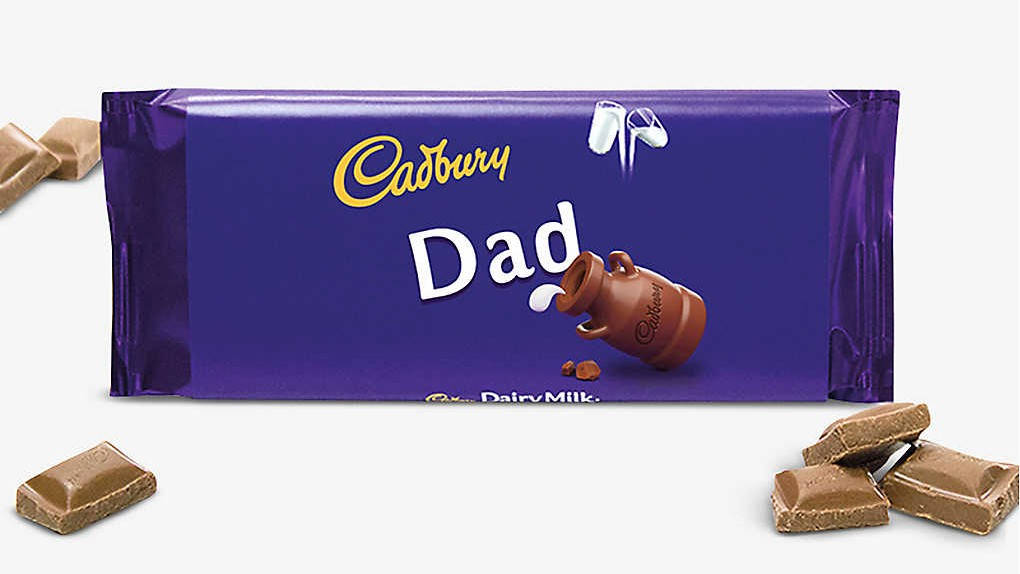 CADBURY Dad Dairy Milk Chocolate Bar 110g