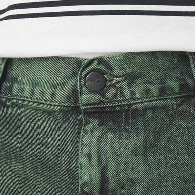 Carhartt WIP Single Knee Shorts Green Detail 3