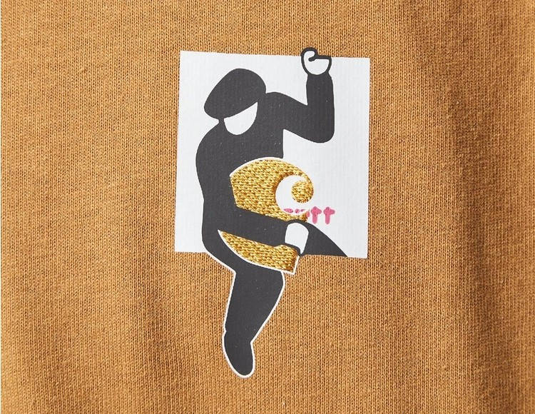 Carhartt WIP Teef T-Shirt Brown Detail 2