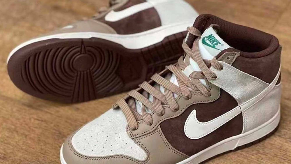 Image via fxxkvlogvi Nike Dunk High "Light Chocolate"