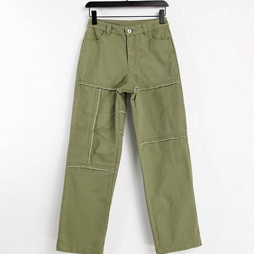 collusion 90s jeans green