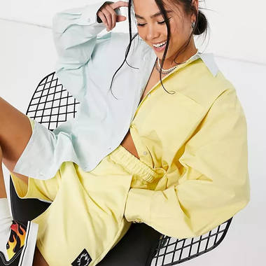 COLLUSION Oversized Splice Co-Ord Shirt COLLUSION Oversized Splice Co-Ord Shirt