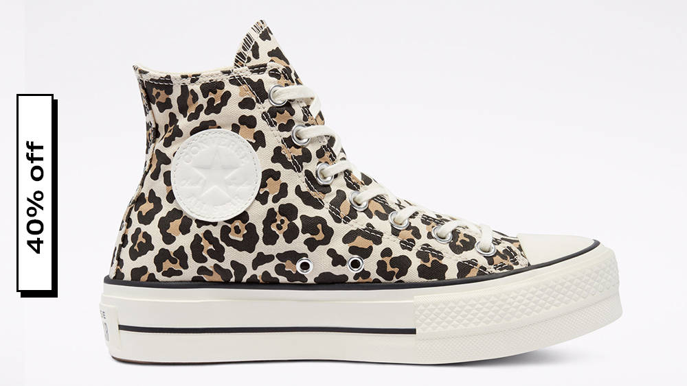 Converse Archive Print Platform Chuck Taylor All Star High Top Driftwood