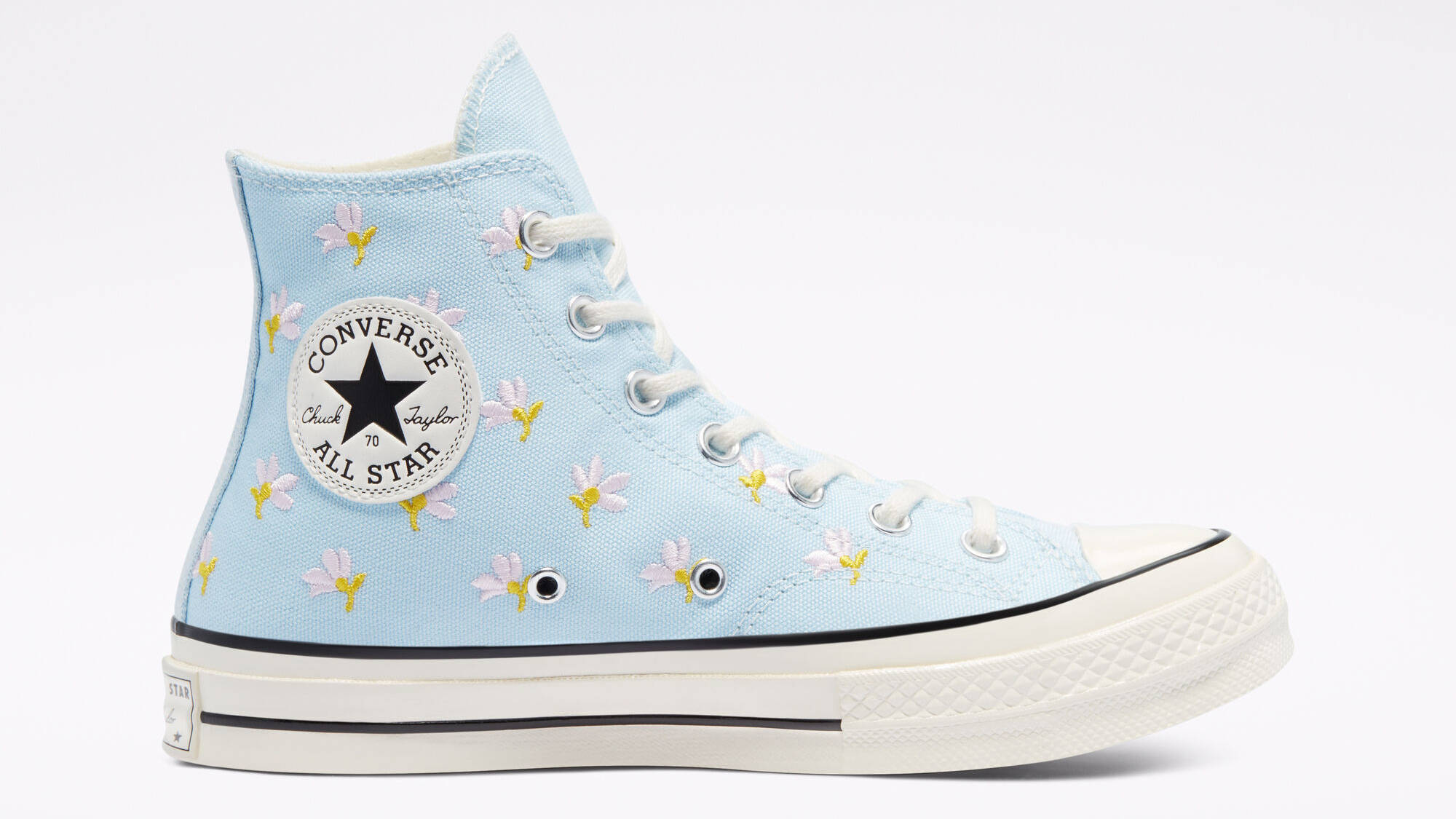 Converse Chuck 70 Floral Print Hi Chambray Blue