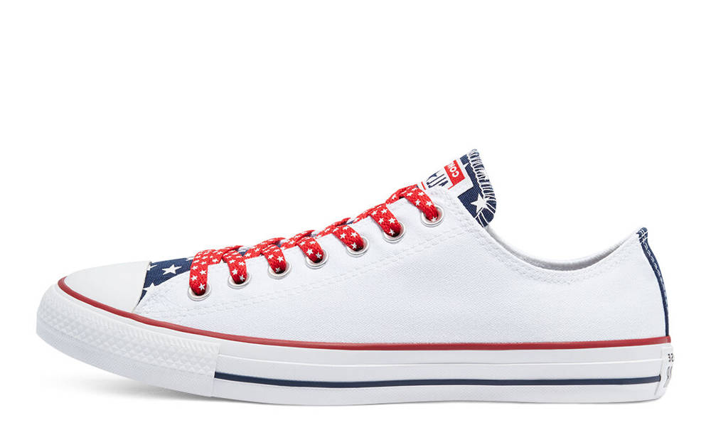 Converse Chuck Taylor All Star Stars & Stripes Low White