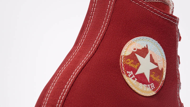 Converse Chuck Taylor All Star The Great Outdoors High Claret Red Closeup