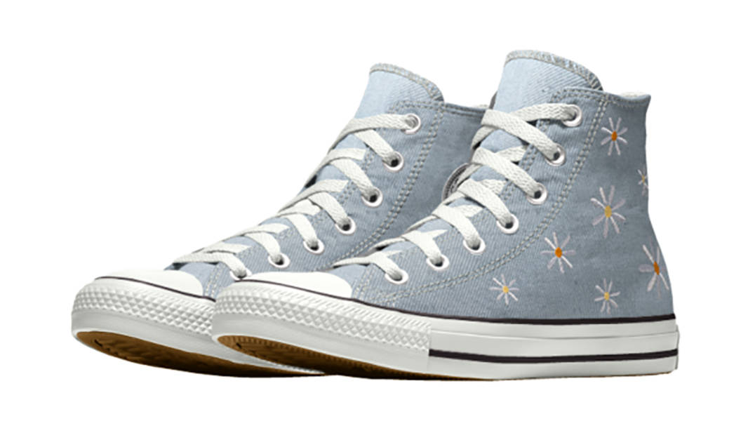 Converse Chuck Taylor Custom Hi Floral Embroidery