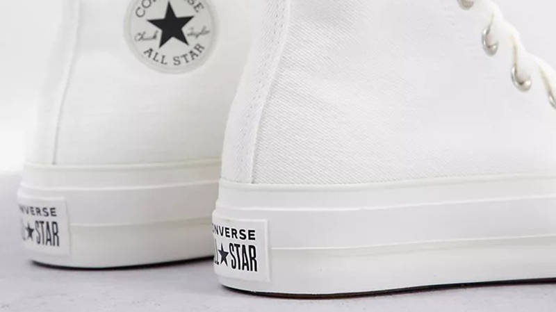 Converse Chuck Taylor Floral Detail Hi Vintage White