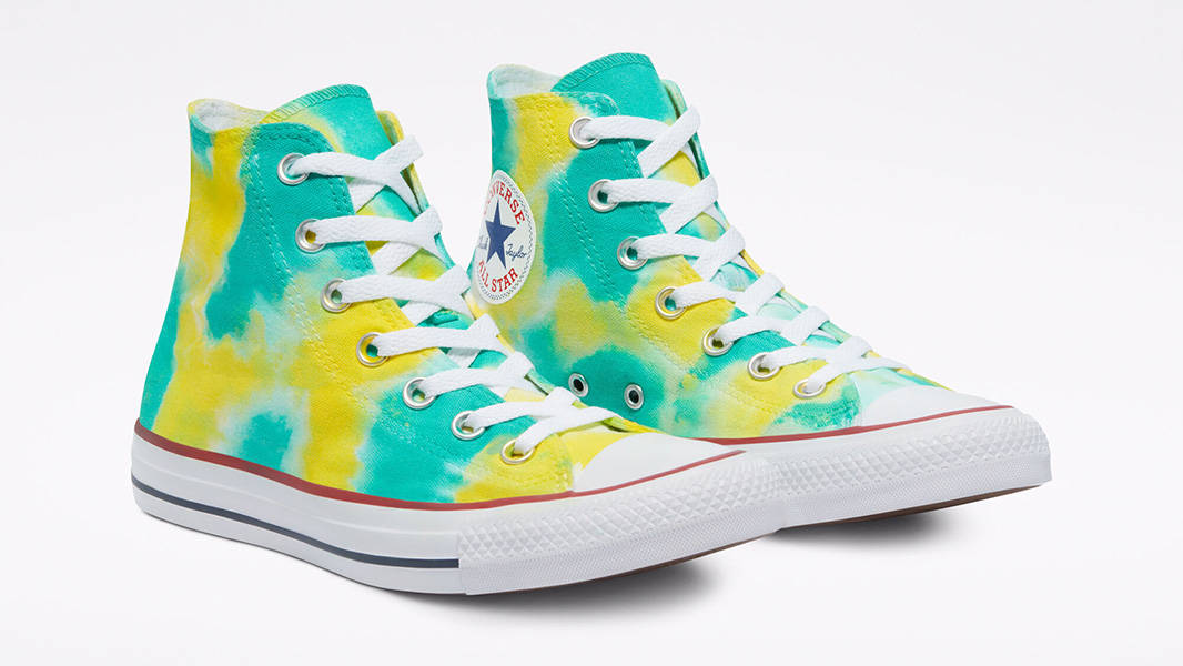 Converse Chuck Taylor Hi Tie Dye Green Yellow | Where To Buy | 171728C |  The Sole Supplier