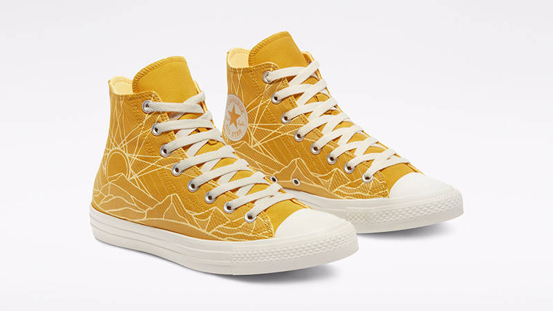 Converse Chuck Taylor Summer Daze Hi Gold Dart 170675C Side