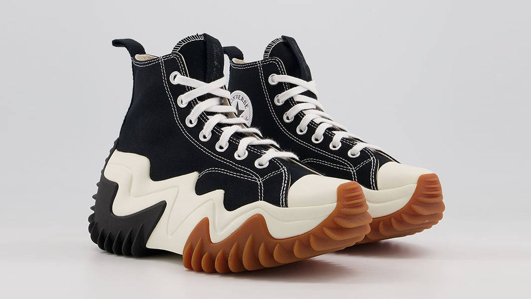 Converse Run Star Motion Black White Side