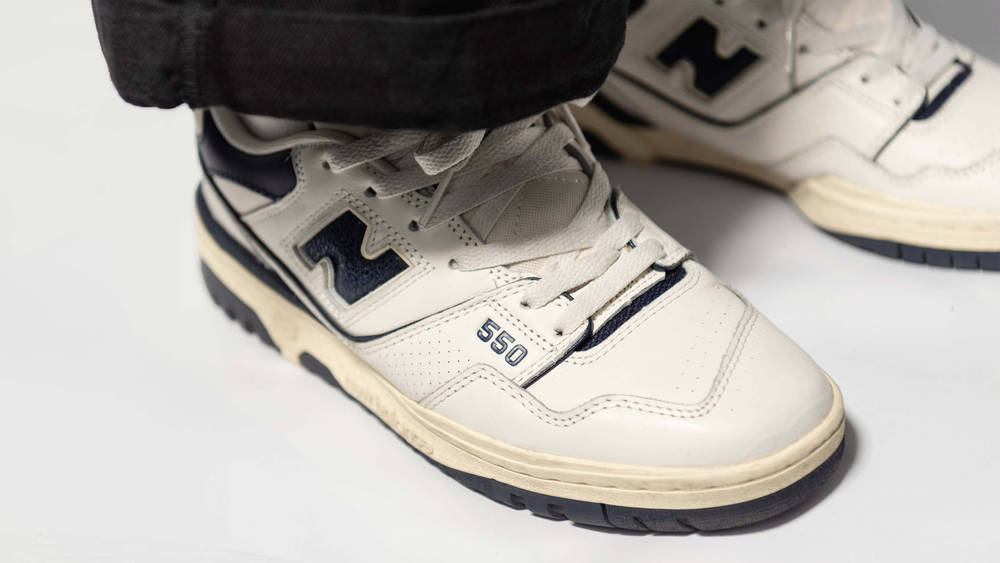 Image via The Sole Supplier New Balance 550 Sizing: How Do They Fit?